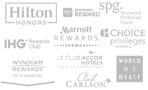 Hotel loyalty program brand logos